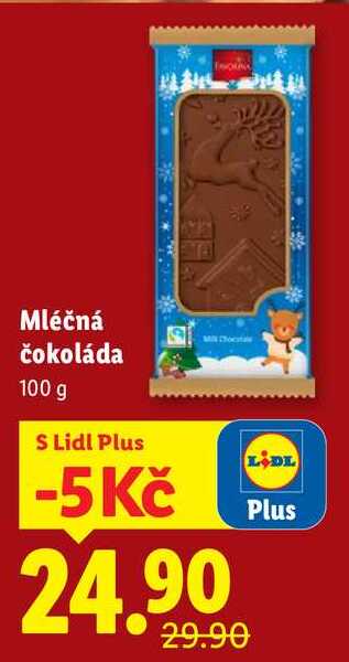 Mléčná čokoláda, 100 g