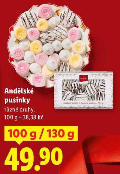 Andělské pusinky, 100 g/130 g