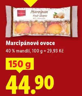 Marcipánové ovoce, 150 g