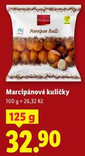 Marcipánové kuličky, 125 g