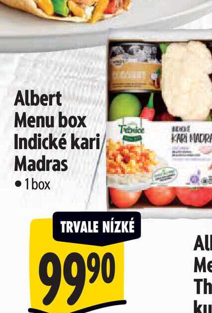 Albert Menu box Indické kari 1 box
