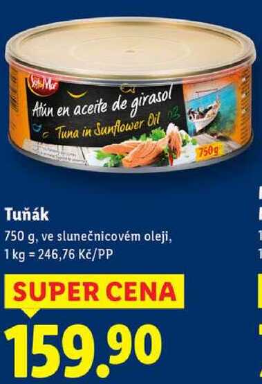 Tuňák, 750 g