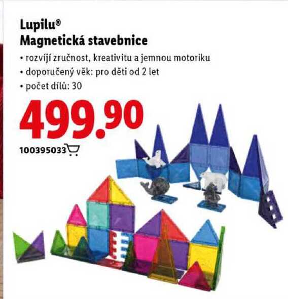 Lupilu Magnetická stavebnice 