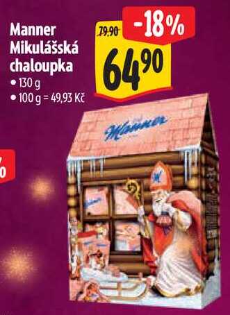 Manner Mikulášská chaloupka, 130 g
