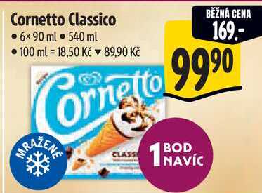 Cornetto Classico, 6x 90 ml 