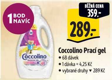 Coccolino Prací gel, 68 dávek