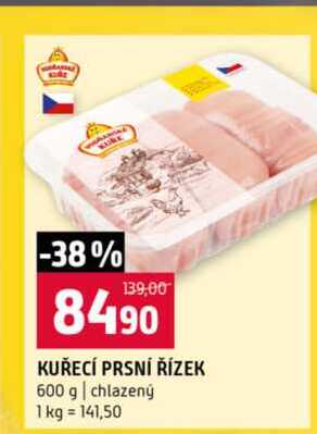 KUŘECÍ PRSNÍ ŘÍZEK 600 g