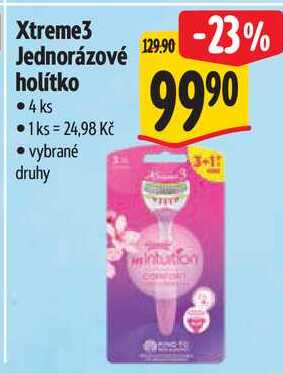 Xtreme3 Jednorázové holítko, 4 ks 