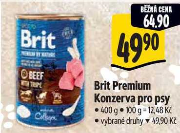 Brit Premium Konzerva pro psy, 400 g