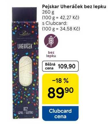 Pejskar Uheráček bez lepku, 260 g 