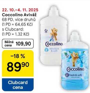 Coccolino Aviváž, 68 PD