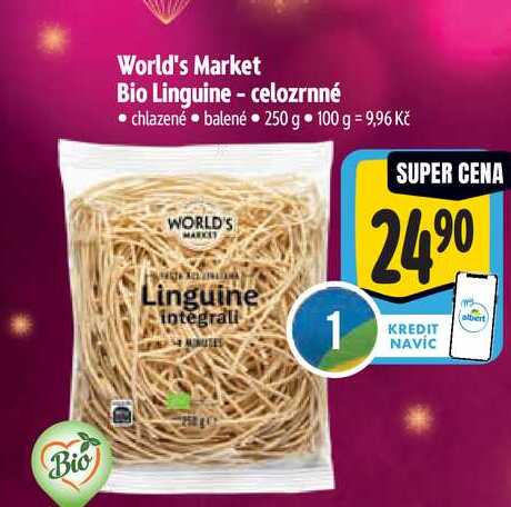 World's Market Bio Linguine - celozrnné  250 g