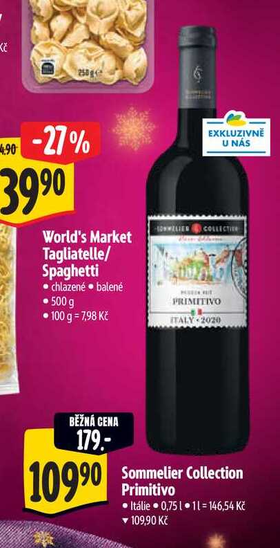 Sommelier Collection Primitivo 0,75 l