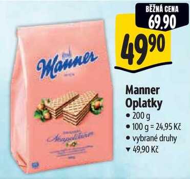 Manner Oplatky, 200 g