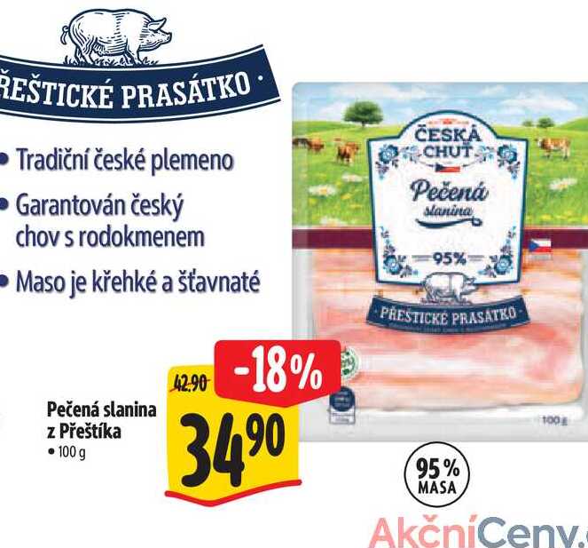Pečená slanina z Přeštíka 100 g