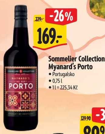 Sommelier Collection Myanard's Porto, 0,75 l