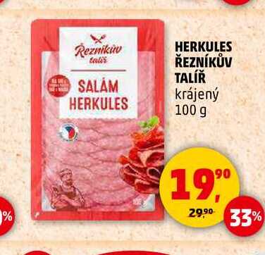 HERKULES ŘEZNÍKŮV TALÍŘ, 100 g