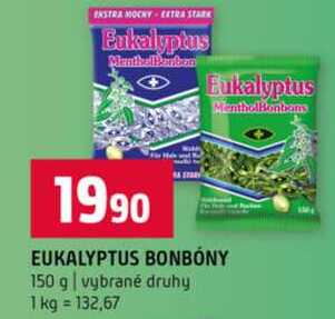 EUKALYPTUS BONBONY 150 g