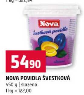 NOVA POVIDLA ŠVESTKOVÁ 450 g