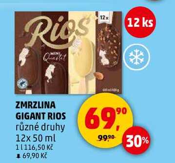 ZMRZLINA GIGANT RIOS, 12x 50 ml