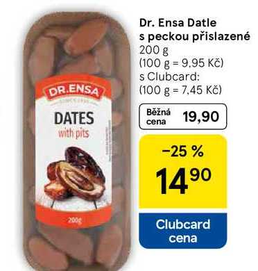 Dr. Ensa Datle s peckou přislazené, 200 g  