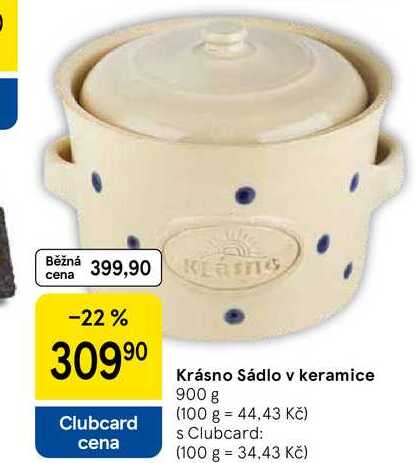 Krásno Sádlo v keramice, 900 g 