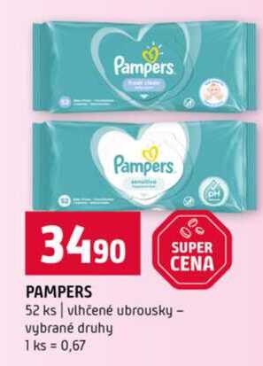 Pampers 52 ks