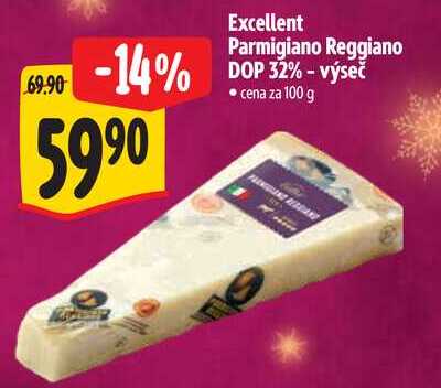 Excellent Parmigiano Reggiano DOP 32% - výseč, cena za 100 g