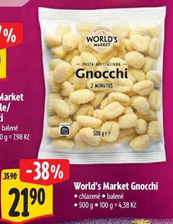 World's Market Gnocchi, 500 g