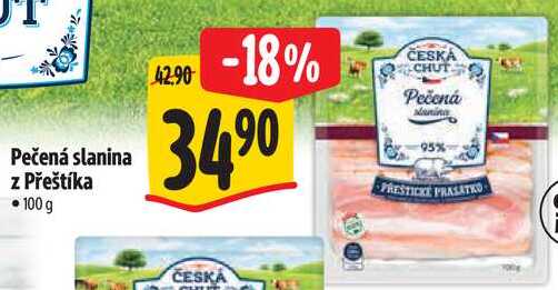 Pečená slanina z Přeštíka, 100 g