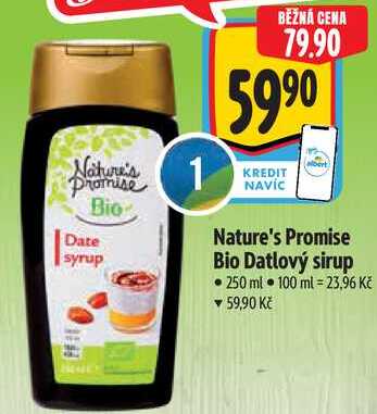 Nature's Promise Bio Datlový sirup, 250 ml