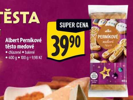 Albert Perníkové těsto medové, 400 g