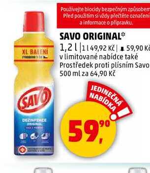 SAVO DEZINFORCE, 1,2 l