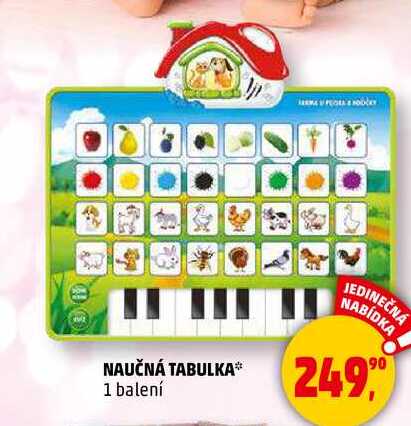 NAUČNÁ TABULKA, 1 balení