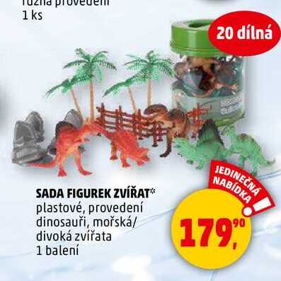 SADA FIGUREK ZVÍŘAT, 1 balení