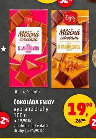 ČOKOLÁDA ENJOY, 100 g