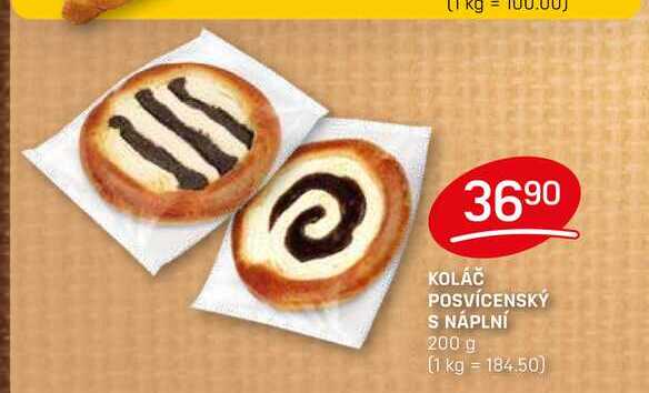 KOLÁČ POSVÍCENSKÝ S NÁPLNÍ 200 g