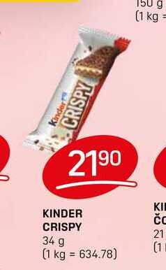 KINDER CRISPY 34 g