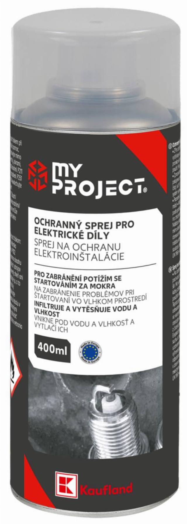 MY PROJECT Sprej pro elektrické díly objem: 400 ml