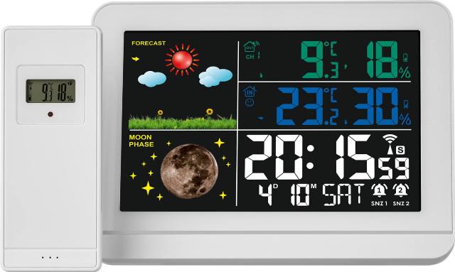 LIV&BO Meteostanice s barevným displejem
