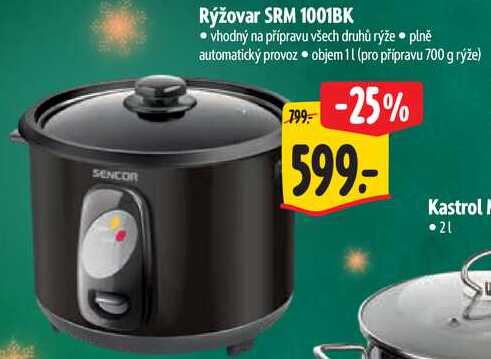 Rýžovar SRM 1001BK