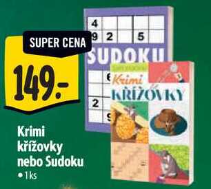 Krimi křížovky nebo Sudoku