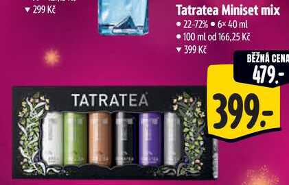 Tatratea Miniset mix, 6x 40 ml