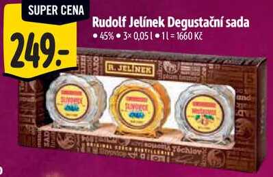 Rudolf Jelínek Degustační sada, 3x 0,05 l
