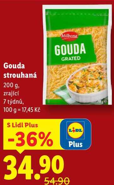 Gouda strouhaná, 200 g