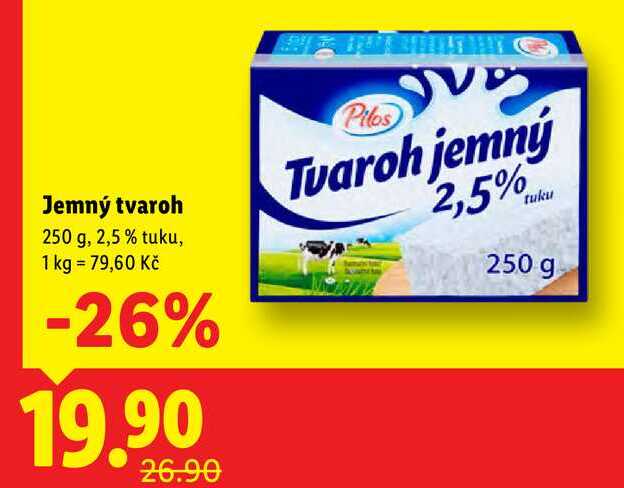 Jemný tvaroh, 250 g
