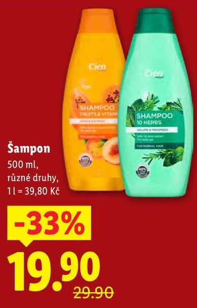 Šampon, 500 ml