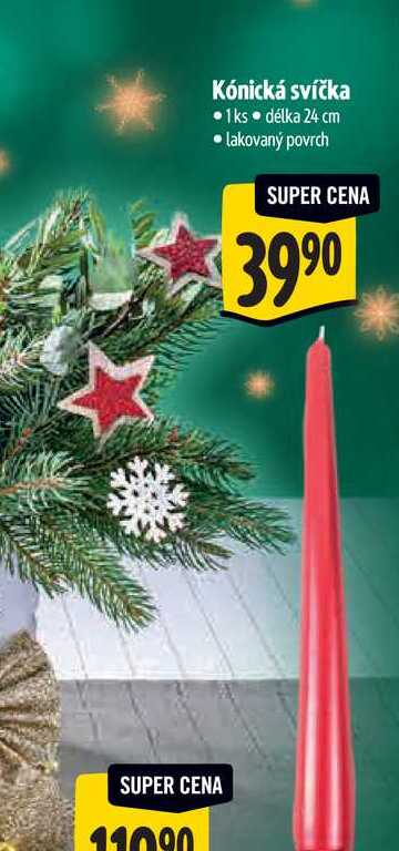 Kónická svíčka  1ks