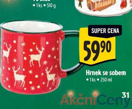 Hrnek se sobem  1ks.250 ml