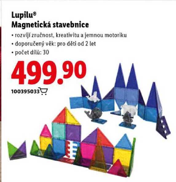 Lupilu Magnetická stavebnice 